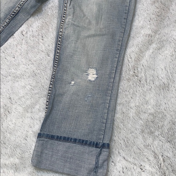 American Eagle crop hipster denim jeans - Picture 6 of 8
